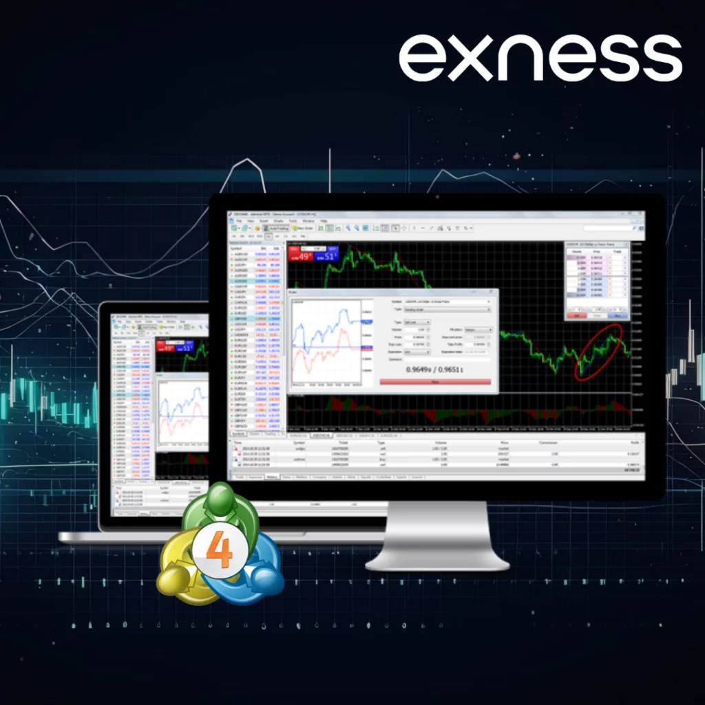 Exness MetaTrader 4 platform